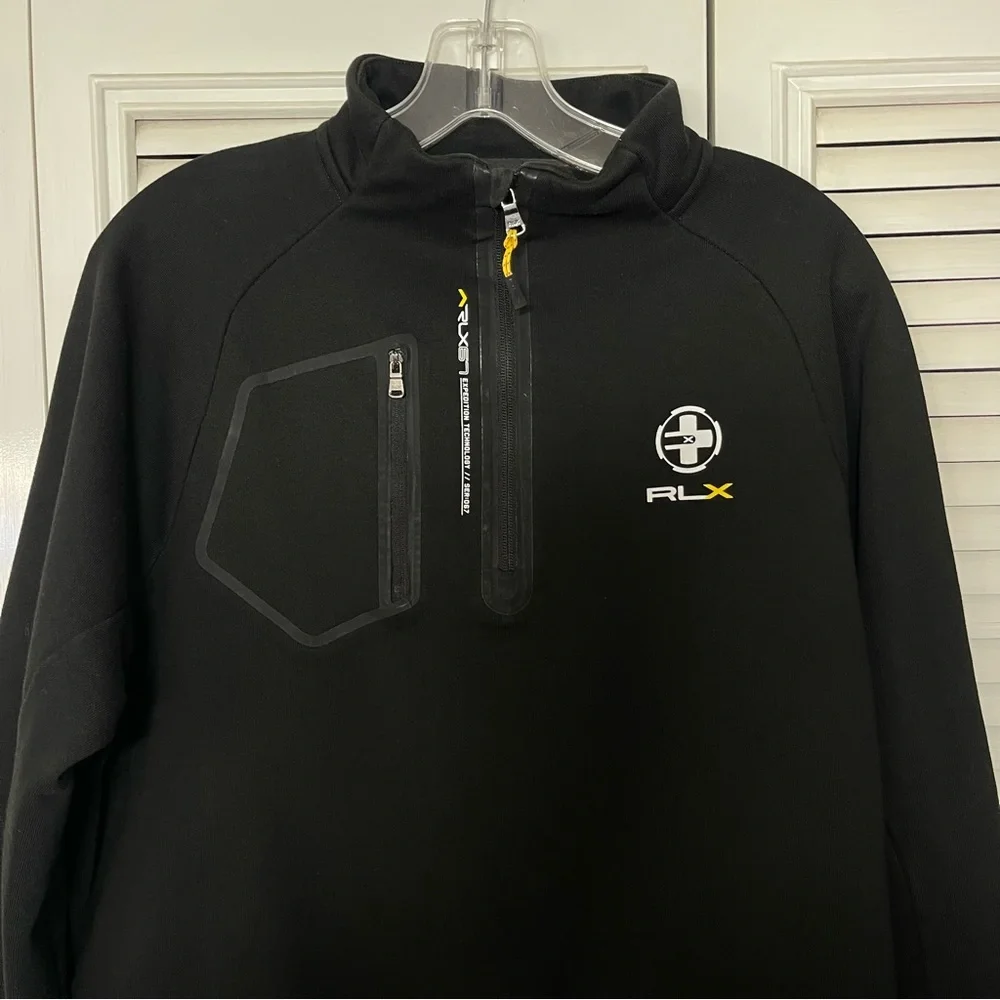 Ralph Lauren men’s Large  black sweat shirt. - Picture 3 of 13